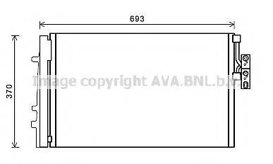 AVA QUALITY COOLING BWA5479D Конденсатор, кондиціонер
