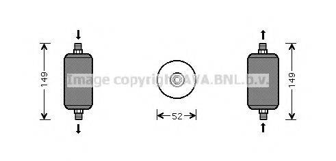 AVA QUALITY COOLING DFD027 Осушувач, кондиціонер