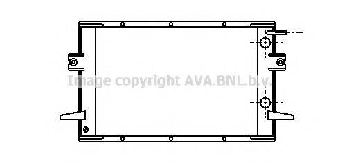 AVA QUALITY COOLING IV2026 Радіатор, охолодження двигуна