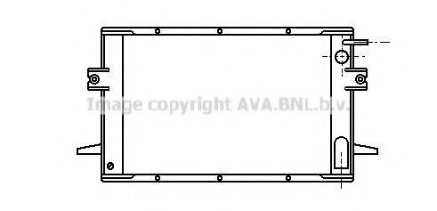 AVA QUALITY COOLING IV2028 Радіатор, охолодження двигуна