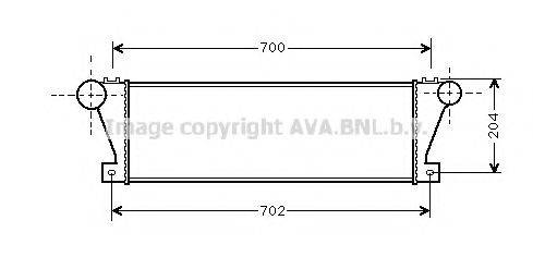 AVA QUALITY COOLING IV4021 Інтеркулер