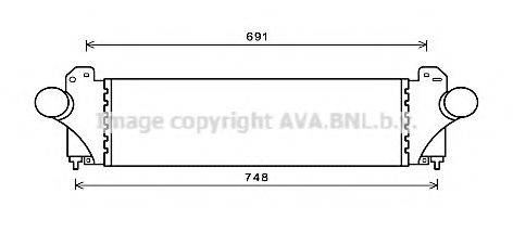 AVA QUALITY COOLING IV4129 Інтеркулер