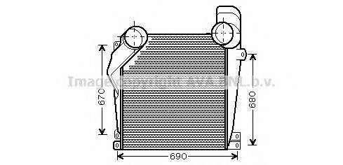 AVA QUALITY COOLING MEA4226 Інтеркулер