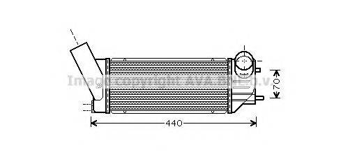 AVA QUALITY COOLING PE4279 Інтеркулер