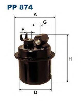 FILTRON PP874 Паливний фільтр