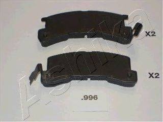 ASHIKA 5109996 Комплект гальмівних колодок, дискове гальмо