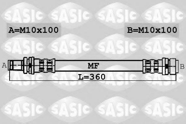 SASIC 6600048 Гальмівний шланг