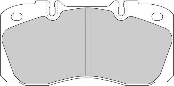 DURON DCV1126 Комплект гальмівних колодок, дискове гальмо