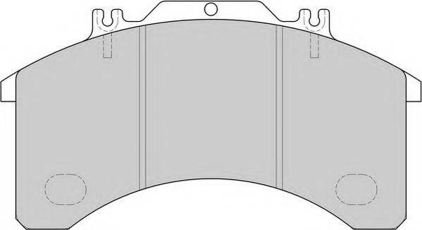 DURON DCV770 Комплект гальмівних колодок, дискове гальмо