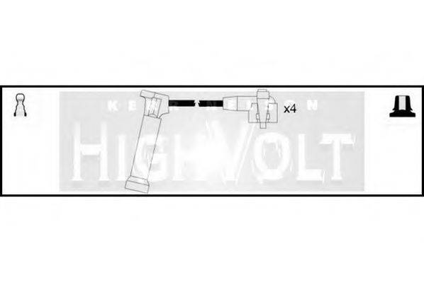 STANDARD OEF408 Комплект дротів запалювання