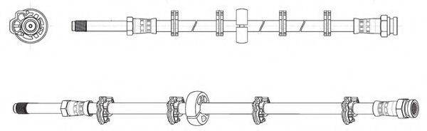 KAWE 514524 Гальмівний шланг