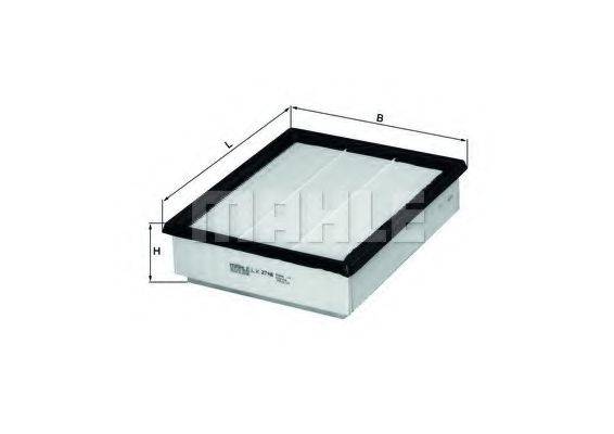 MAHLE ORIGINAL LX2748 Повітряний фільтр