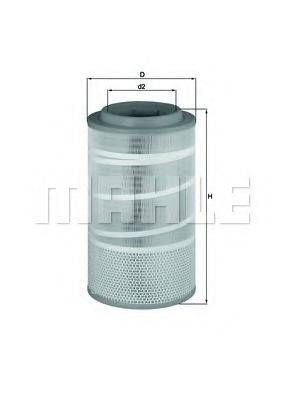 MAHLE ORIGINAL LX1457 Повітряний фільтр