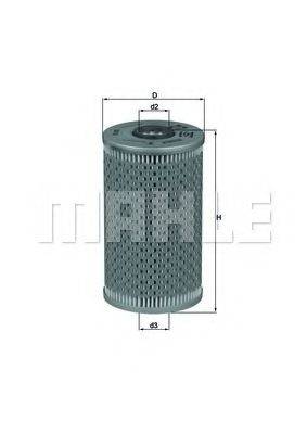 MAHLE ORIGINAL OX96D Масляний фільтр
