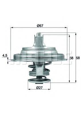 MAHLE ORIGINAL TX9779D Термостат, охолоджуюча рідина