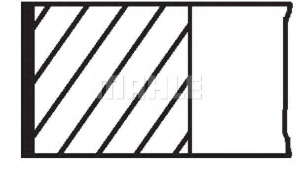 MAHLE ORIGINAL 00106N0 Комплект поршневих кілець