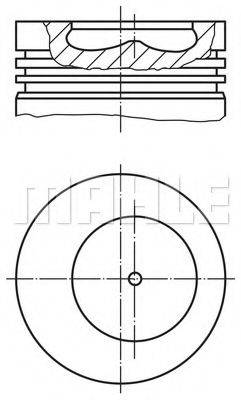 MAHLE ORIGINAL 0089605 Поршень