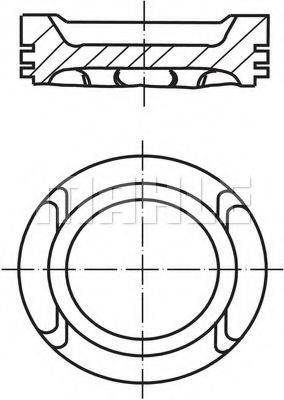 MAHLE ORIGINAL 0306013 Поршень
