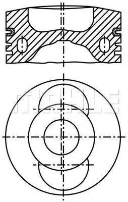 MAHLE ORIGINAL 0999200 Поршень