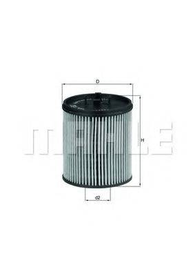 MAHLE ORIGINAL OX182D Масляний фільтр