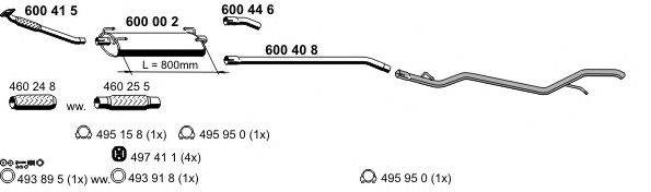 ERNST 340015 Система випуску ОГ