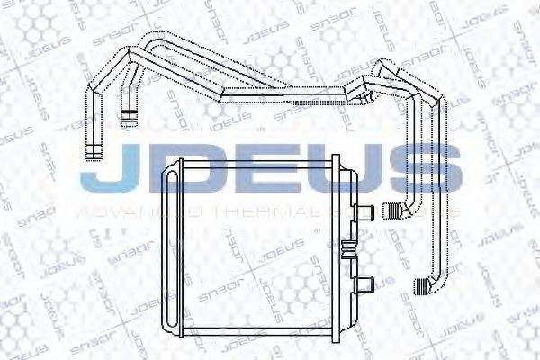 JDEUS RA2140050 Теплообмінник, опалення салону