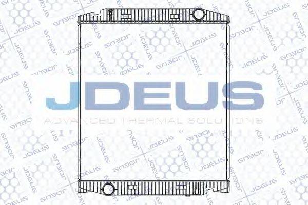 JDEUS 114M13 Радіатор, охолодження двигуна