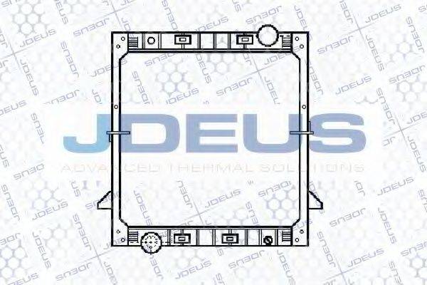 JDEUS 114M10 Радіатор, охолодження двигуна