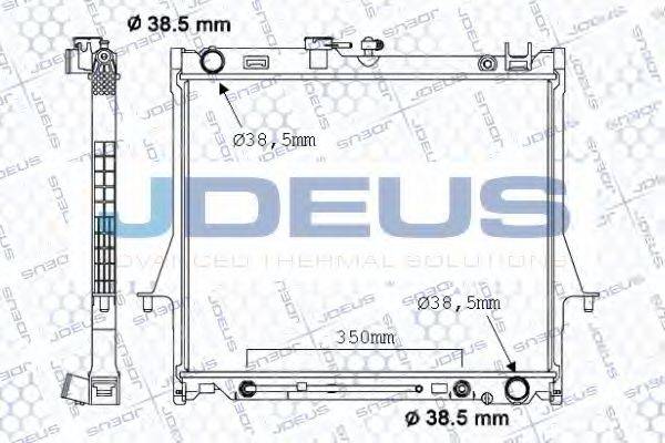 JDEUS 004M06 Радіатор, охолодження двигуна
