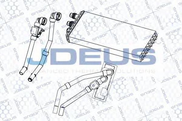 JDEUS RA2140100 Теплообмінник, опалення салону
