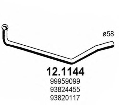 ASSO 121144 Труба вихлопного газу