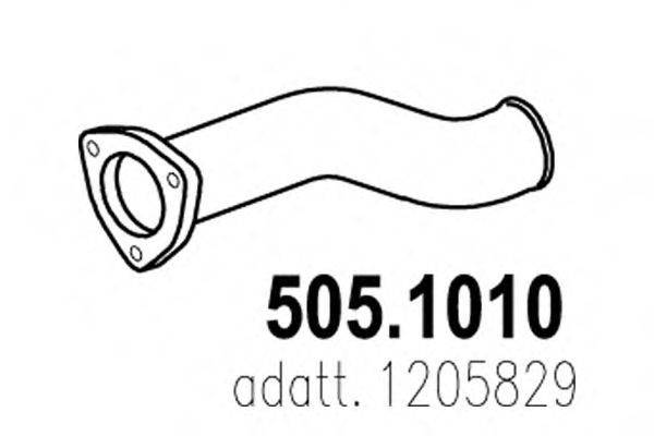 ASSO 5051010 Труба вихлопного газу