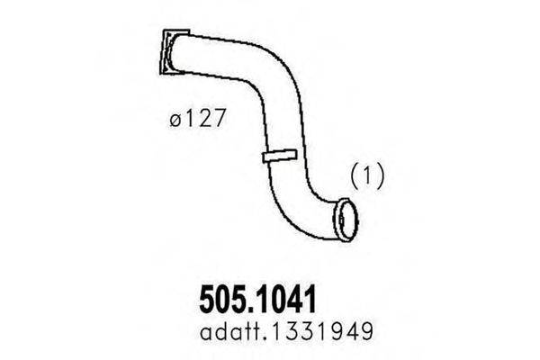 ASSO 5051041 Труба вихлопного газу