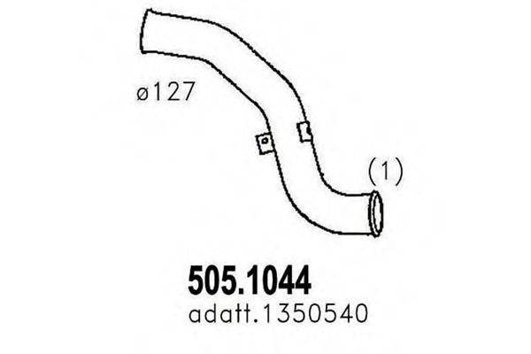 ASSO 5051044 Труба вихлопного газу