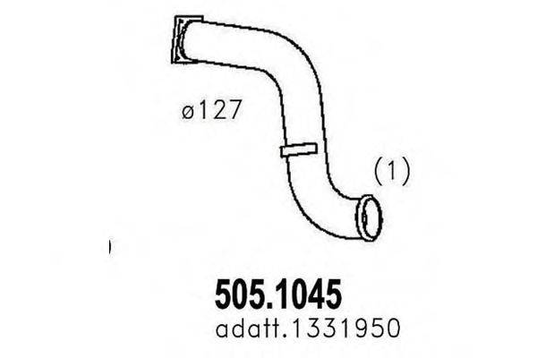 ASSO 5051045 Труба вихлопного газу