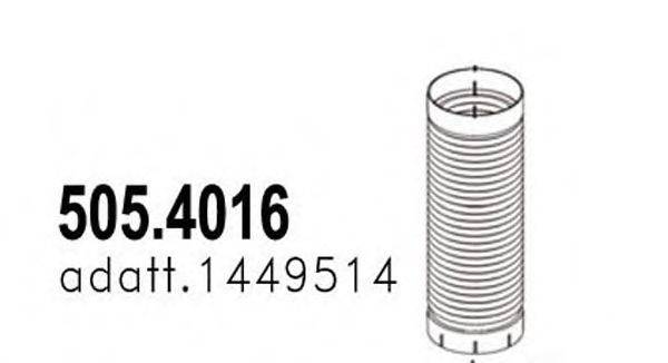 ASSO 5054016 Гофрована труба, вихлопна система
