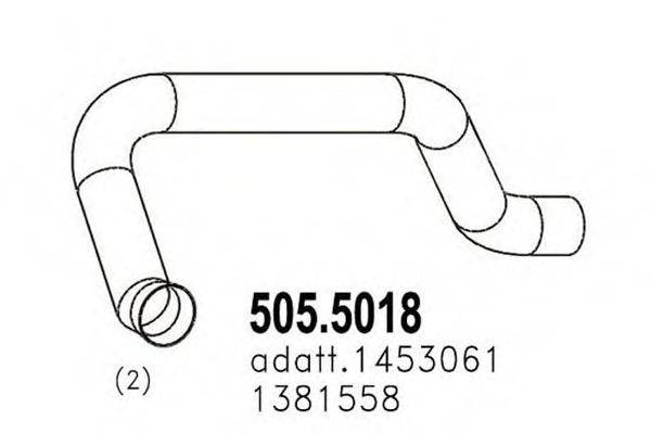 ASSO 5055018 Труба вихлопного газу