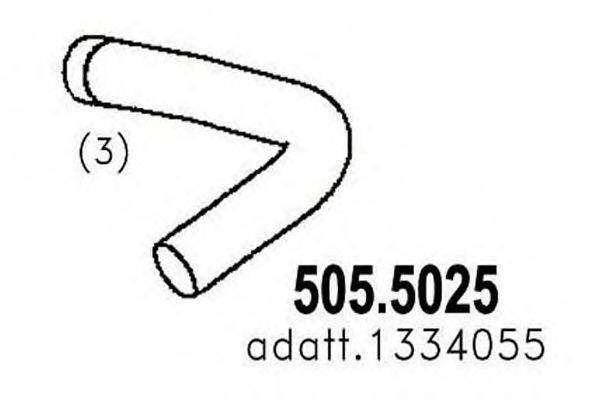 ASSO 5055025 Труба вихлопного газу