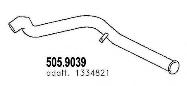 ASSO 5059039 Труба вихлопного газу
