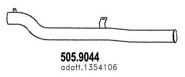 ASSO 5059044 Труба вихлопного газу