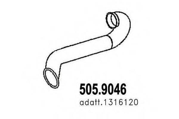 ASSO 5059046 Труба вихлопного газу