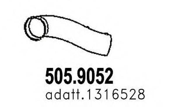 ASSO 5059052 Труба вихлопного газу