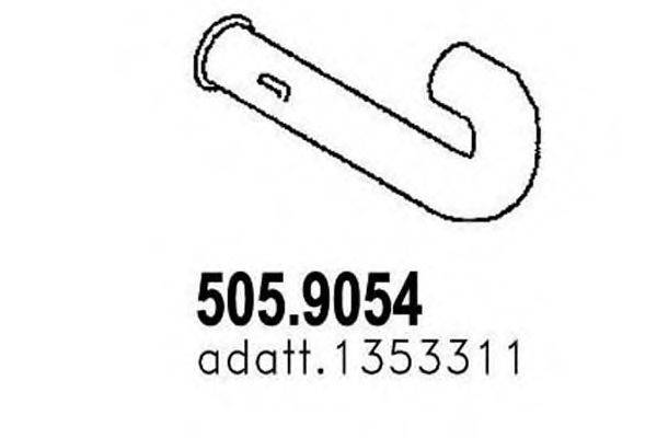 ASSO 5059054 Труба вихлопного газу