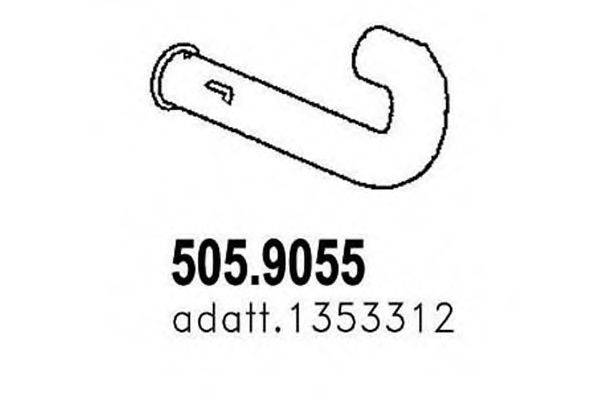 ASSO 5059055 Труба вихлопного газу