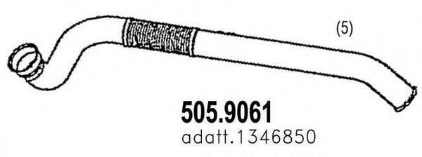ASSO 5059061 Труба вихлопного газу