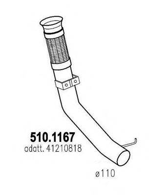 ASSO 5101167 Труба вихлопного газу