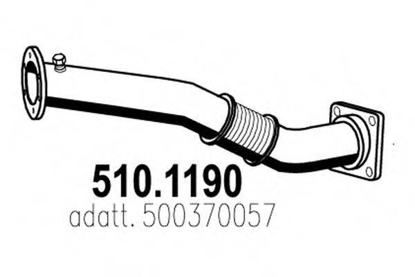 ASSO 5101190 Труба вихлопного газу