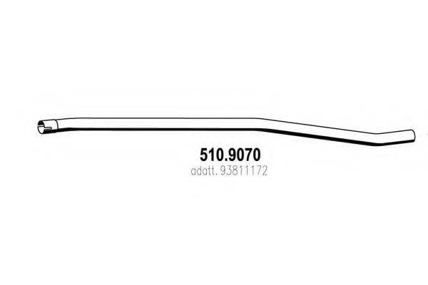 ASSO 5109070 Труба вихлопного газу