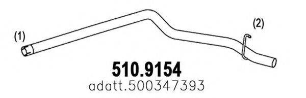 ASSO 5109154 Труба вихлопного газу