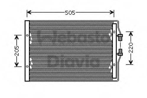 WEBASTO 82D0225293A Конденсатор, кондиціонер